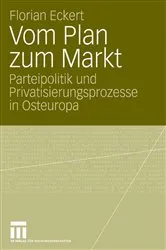 Book cover of Vom Plan zum Markt by Florian Eckert