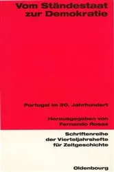 Book cover of Vom Ständestaat zur Demokratie by Fernando Rosas