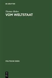 Book cover of Vom Weltstaat by Thomas Mohrs