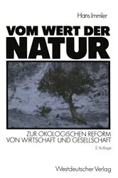 Book cover of Vom Wert der Natur (2nd ed.) by Hans Immler