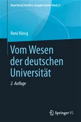 Book cover of Vom Wesen der deutschen Universität (2nd ed.) by Unknown