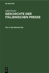 Book cover of Von 1900 bis 1935 by Adolf Dresler