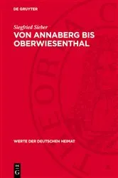Book cover of Von Annaberg bis Oberwiesenthal by Siegfried Sieber