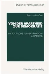 Book cover of Von der Apartheid zur Demokratie by Stephan Kaußen