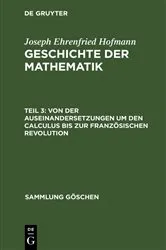 Book cover of Von der Auseinandersetzungen um den Calculus bis zur Französischen Revolution by Joseph Ehrenfried Hofmann