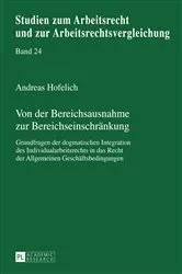 Book cover of Von der Bereichsausnahme zur Bereichseinschraenkung by Bernd Waas