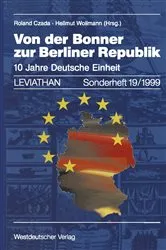 Book cover of Von der Bonner zur Berliner Republik by Roland Czada