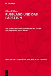 Book cover of Von der Christianisierung bis zu den Anfängen der Aufklärung by Eduard Winter