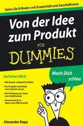 Book cover of Von der Idee zum Produkt für Dummies by Alexander Rapp