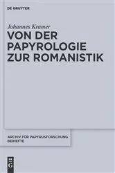 Book cover of Von der Papyrologie zur Romanistik by Unknown