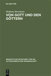 Book cover of Von Gott und den Göttern by Wolfram Herrmann