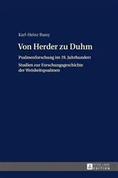 Book cover of Von Herder zu Duhm by Unknown
