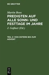 Book cover of Von Ostern bis zum Advent by J. Goßner