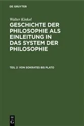 Book cover of Von Sokrates bis Plato by Walter Kinkel