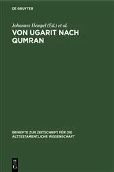 Book cover of Von Ugarit nach Qumran (2nd ed.) by Johannes Hempel
