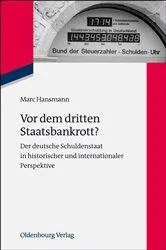 Book cover of Vor dem dritten Staatsbankrott? (2nd ed.) by Marc Hansmann