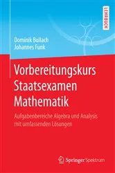 Book cover of Vorbereitungskurs Staatsexamen Mathematik by Unknown
