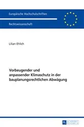 Book cover of Vorbeugender und anpassender Klimaschutz in der bauplanungsrechtlichen Abwaegung by Unknown