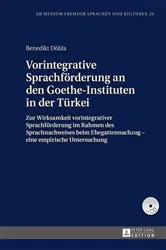 Book cover of Vorintegrative Sprachfoerderung an den Goethe-Instituten in der Tuerkei by Gabriele Pommerin-Götze