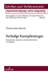Book cover of Vorlaeufige Kontopfaendungen by Unknown