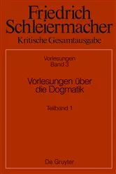 Book cover of Vorlesungen über die Dogmatik by Rolf Schäfer