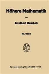 Book cover of Vorlesungen über höhere Mathematik by Adalbert Duschek