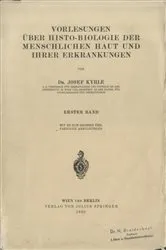 Book cover of Vorlesungen Über Histo-Biologie der Menschlichen Haut und Ihrer Erkrankungen by Josef Kyrle
