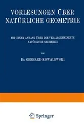 Book cover of Vorlesungen über Natürliche Geometrie (2nd ed.) by Ernesto Cesàro