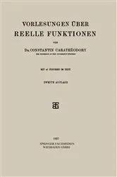 Book cover of Vorlesungen Über Reelle Funktionen (2nd ed.) by Unknown