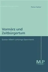 Book cover of Vormärz und Zeitbürgertum by Petra Fischer