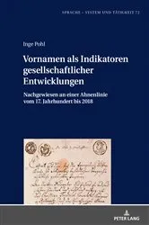 Book cover of Vornamen als Indikatoren gesellschaftlicher Entwicklungen by Unknown