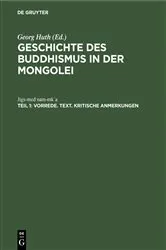 Book cover of Vorrede. Text. Kritische Anmerkungen by Georg Huth