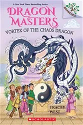 Book cover of Vortex of the Chaos Dragon: A Branches Book (Dragon Masters #30) by Tracey West