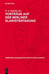 Book cover of Vorträge auf der Berliner Slawistentagung by Unknown