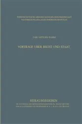 Book cover of Vorträge über Recht und Staat by Carl Gottlieb Svarez