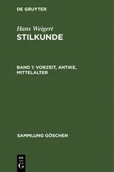 Book cover of Vorzeit, Antike, Mittelalter (2nd ed.) by Hans Weigert