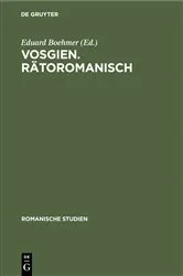 Book cover of Vosgien. Rätoromanisch by Eduard Boehmer