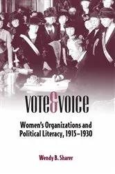 Book cover of Vote and Voice by Wendy B Sharer