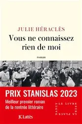 Book cover of Vous ne connaissez rien de moi by Julie Héraclès