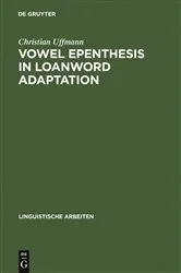 Book cover of Vowel Epenthesis in Loanword Adaptation by Unknown