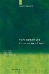 Book cover of Vowel Harmony and Correspondence Theory by Unknown