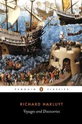 Book cover of Voyages and Discoveries by Richard Hakluyt