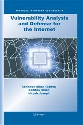 Book cover of Vulnerability Analysis and Defense for the Internet by Abhishek Singh