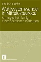 Book cover of Wahlsystemwandel in Mittelosteuropa by Philipp Harfst