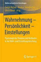 Book cover of Wahrnehmung – Persönlichkeit – Einstellungen by Evelyn Bytzek