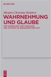 Book cover of Wahrnehmung und Glaube by Mirjam-Christina Redeker