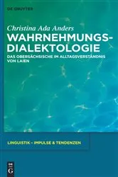 Book cover of Wahrnehmungsdialektologie by Christina Ada Anders