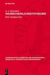 Book cover of Wahrscheinlichkeitstheorie by A. A. Borowkow