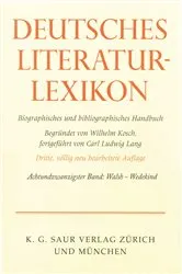 Book cover of Walsh - Wedegärtner (3rd ed.) by Wilhelm Kosch