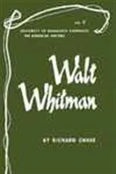 Book cover of Walt Whitman - American Writers 9 by Richard Chase